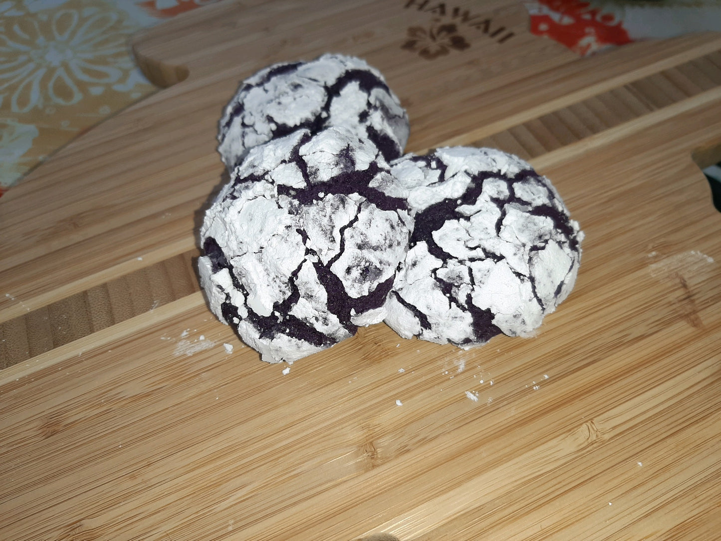 Ube (Oh Baby) Crinkle Cookies