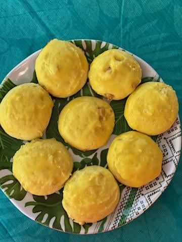 Lemon Cookies glazed with Lilikoi (Passionfruit)